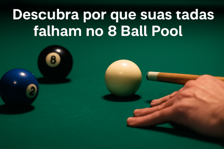 A Verdade Oculta do 8 Ball Pool Por Que Suas Tacadas Falham Mesmo Quando Você Mira Certo