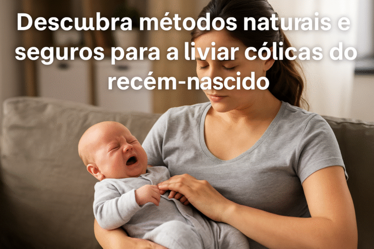 Guia Completo Métodos Naturais para Aliviar Cólica no Recém-Nascido com Segurança